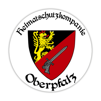 Aufkleber Heimatschutzkompanie Oberpfalz rund